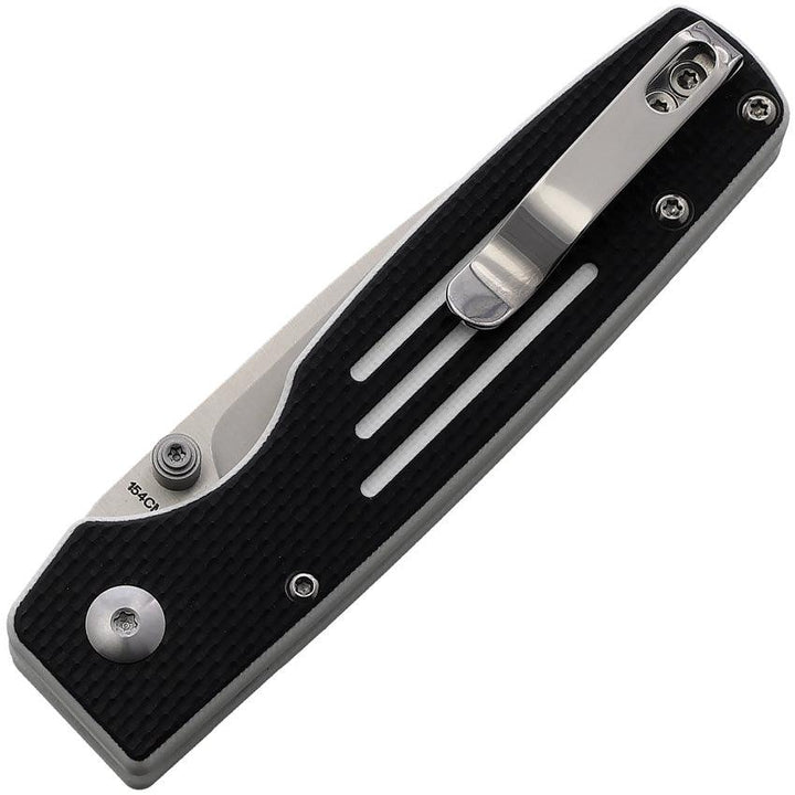 Kizer Cutlery Original Button Lock Black & White G10 Satin 154CM - Knives.mx