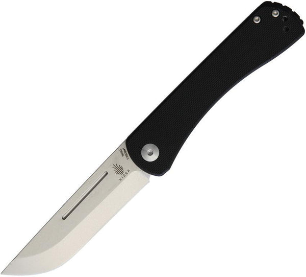 Kizer Cutlery Pinch Black G10 Stonewash Bohler N690 - Knives.mx