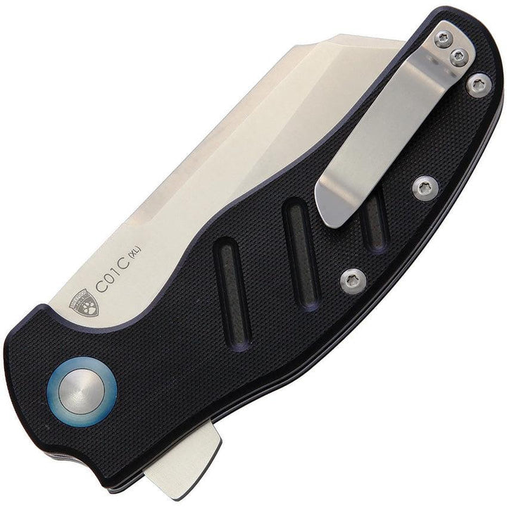 Kizer Cutlery Sheepdog Linerlock Black G10 154CM - Knives.mx