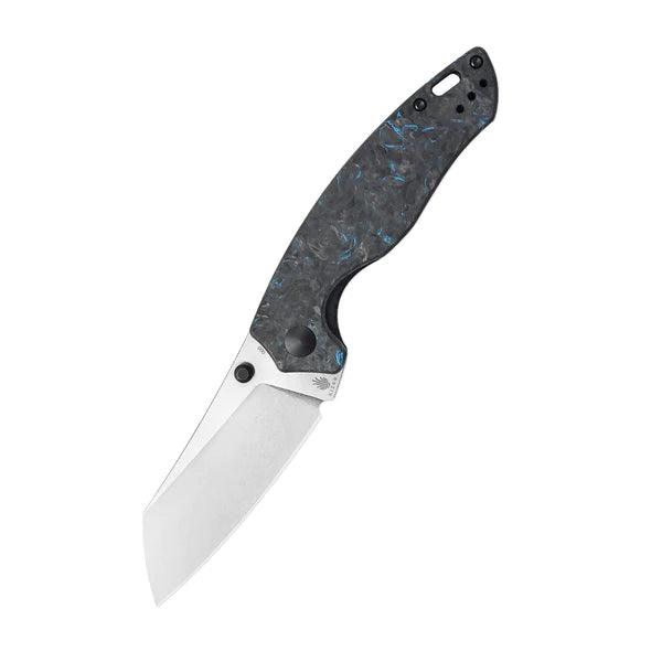 Kizer Cutlery Towser K Blue Fatcarbon Stonewash Elmax Steel - Knives.mx