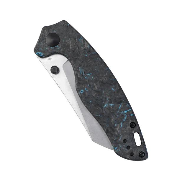 Kizer Cutlery Towser K Blue Fatcarbon Stonewash Elmax Steel - Knives.mx