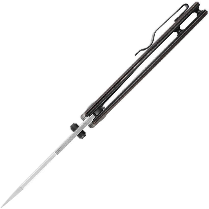 Kizer Cutlery Towser K Linerlock Black Copper Stonewash 154CM - Knives.mx
