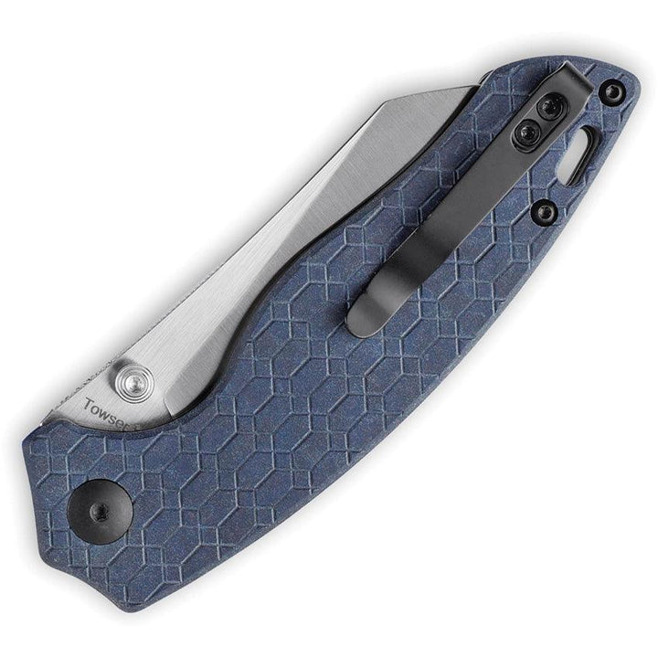 Kizer Cutlery Towser K Linerlock Blue G10 Satin 154CM - Knives.mx