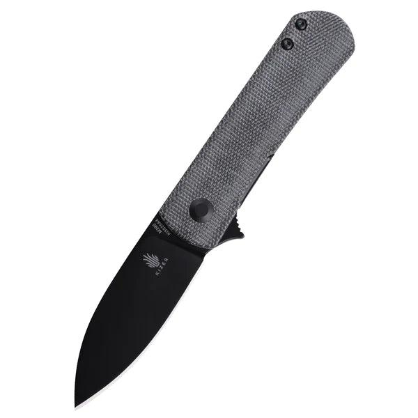 Kizer Cutlery Yorkie Linerlock Black Micarta Bohler M390 - Knives.mx