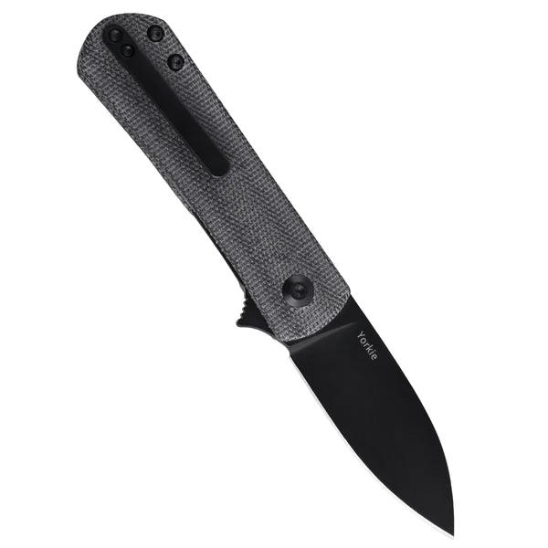 Kizer Cutlery Yorkie Linerlock Black Micarta Bohler M390 - Knives.mx