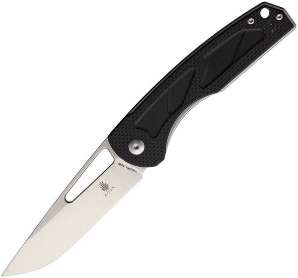 Kizer Cutlery Yukon Linerlock Black G10 Stonewash Bohler N690 - Knives.mx