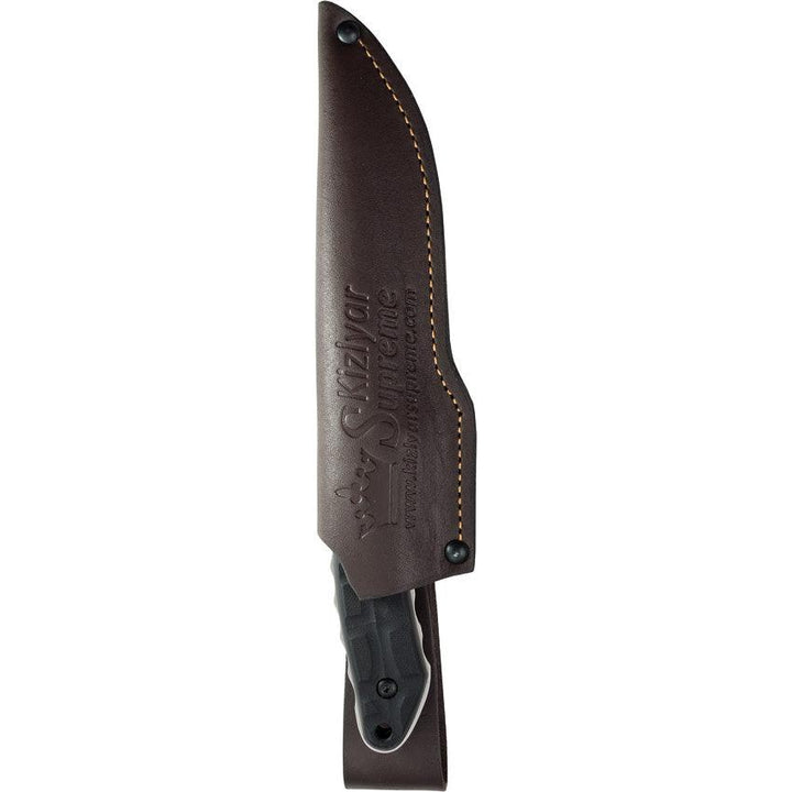 Kizlyar Aztec Fixed Blade Black Sculpted G10 D2 - Knives.mx