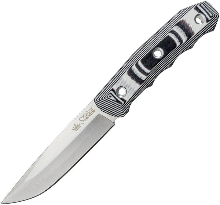 Kizlyar Echo Niolox Finger Grooved G10 Satin Niolox - Knives.mx