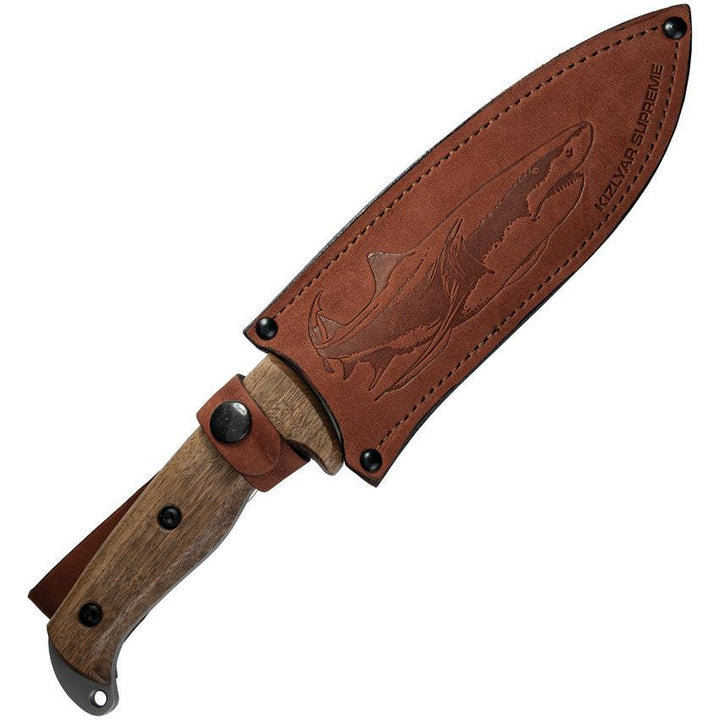 Kizlyar Shark Fixed Blade PGK Walnut Stonewash PGK - Knives.mx