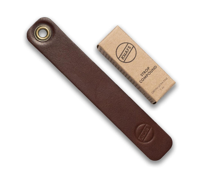 Knafs Leather Strop + Strop Compound - Knives.mx