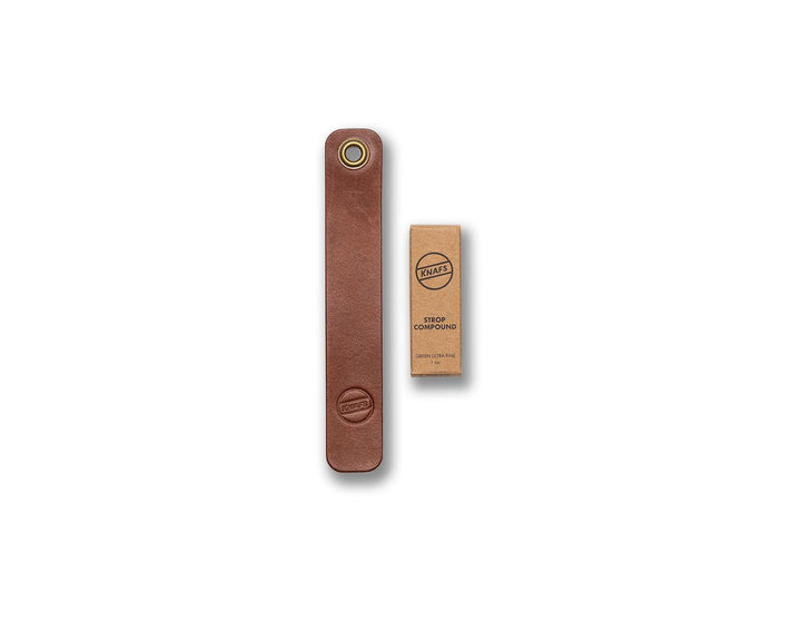 Knafs Leather Strop + Strop Compound - Knives.mx