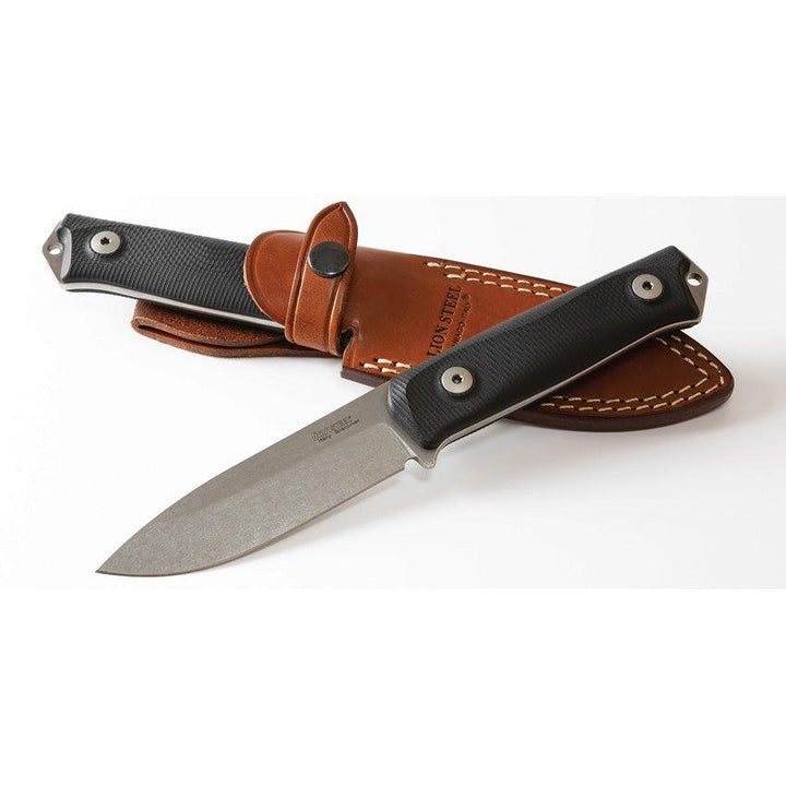 LionSTEEL B41 Bushcraft Black G10 Sleipner Steel - Knives.mx