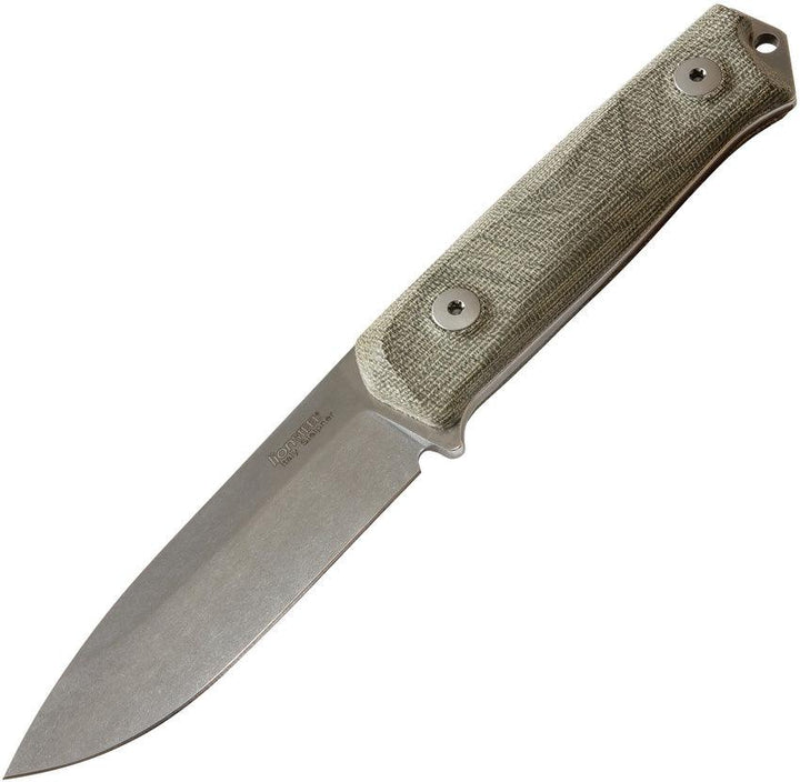 LionSTEEL B41 Bushcraft Green Micarta Sleipner Steel - Knives.mx