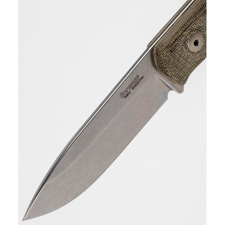 LionSTEEL B41 Bushcraft Green Micarta Sleipner Steel - Knives.mx