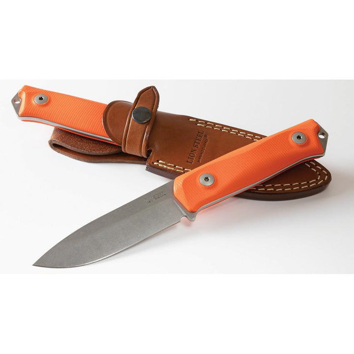 LionSTEEL B41 Bushcraft Orange G10 Sleipner Steel - Knives.mx