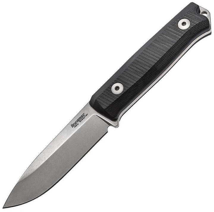 LionSTEEL Bushcraft B40 Black G10 Stonewash Sleipner Steel - Knives.mx