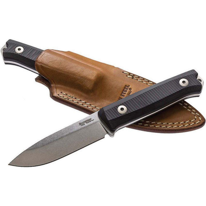 LionSTEEL Bushcraft B40 Black G10 Stonewash Sleipner Steel - Knives.mx