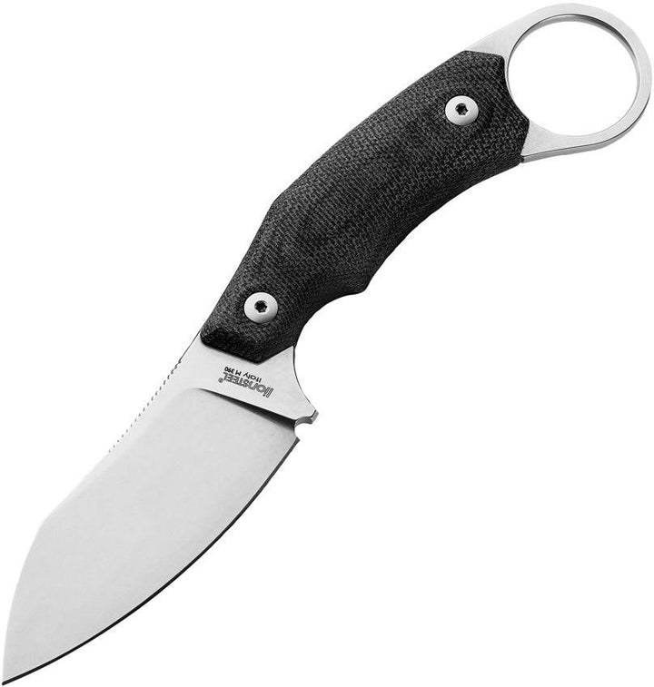 Lionsteel H1 Fixed Blade Skinner Black G10 Stone washed M390 - Knives.mx