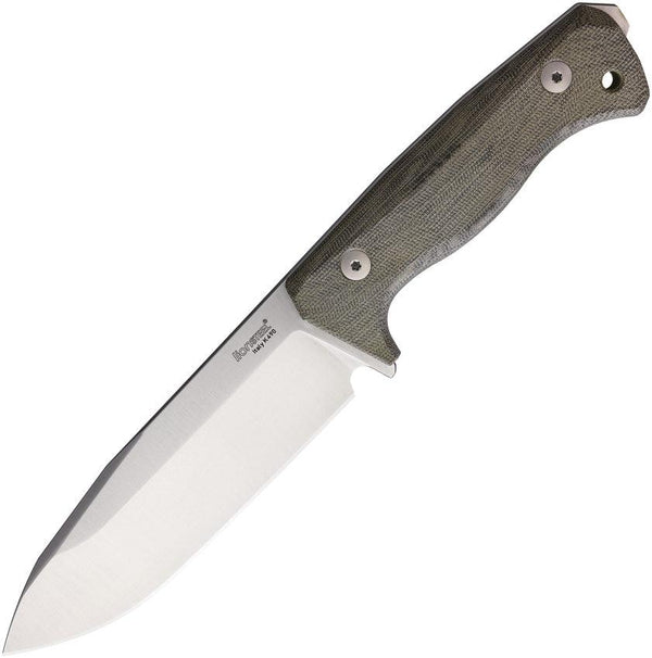 LionSTEEL T6 Fixed Blade Green Micarta Satin CPM 3V - Knives.mx