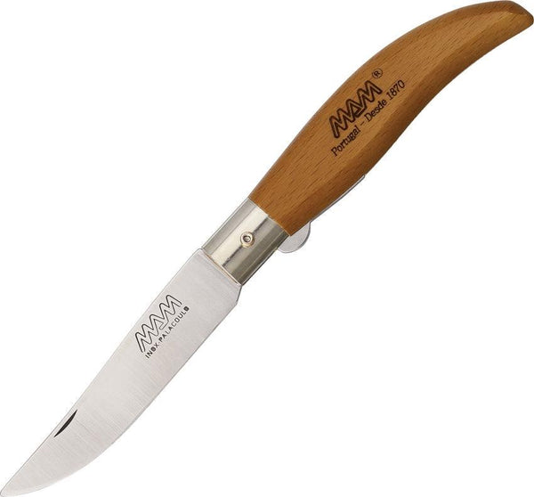 MAM Ibericas Linerlock Brown Beech Wood Stainless - Knives.mx