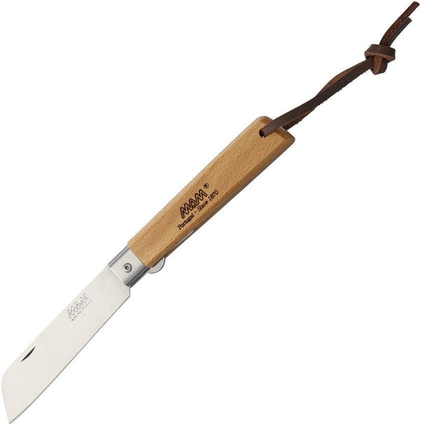 MAM Operario Linerlock Beech Wood Sheepsfoot Stainless Blade - Knives.mx