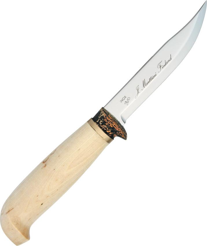 Marttiini Jagdmesser Hunters Curly Birch Stainless - Knives.mx