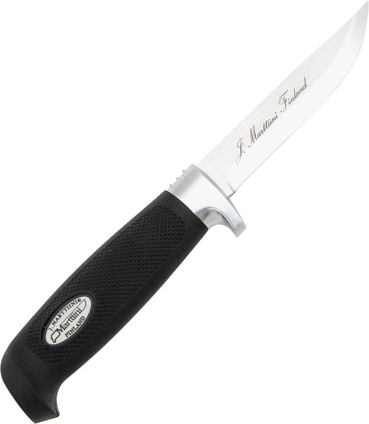 Marttiini Little Classic Black Textured Rubber 420 Stainless - Knives.mx