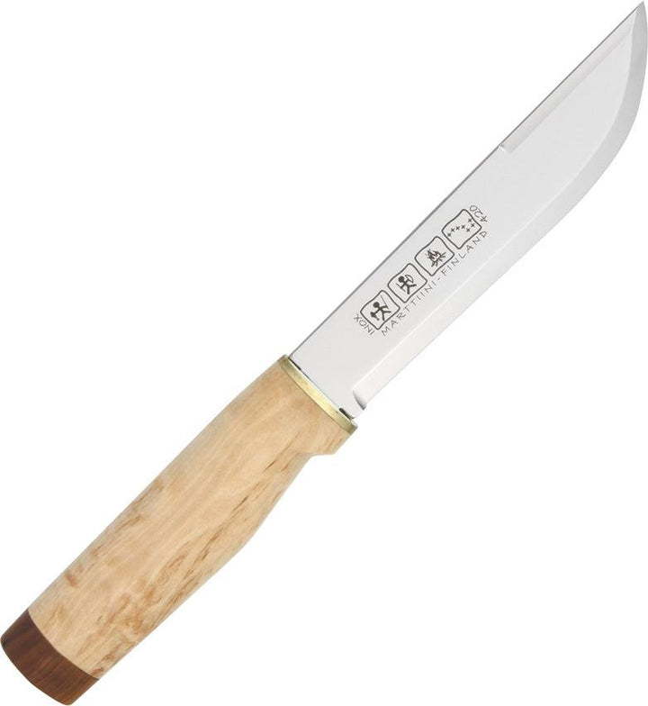 Marttiini Ranger 250 Curly & Heat Treated Birch Stainless - Knives.mx
