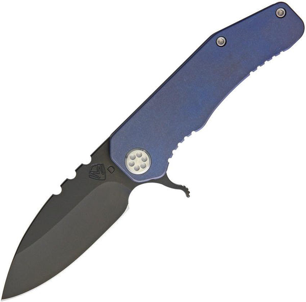 Medford 187 Framelock Blue Black PVD Coated D2 - Knives.mx