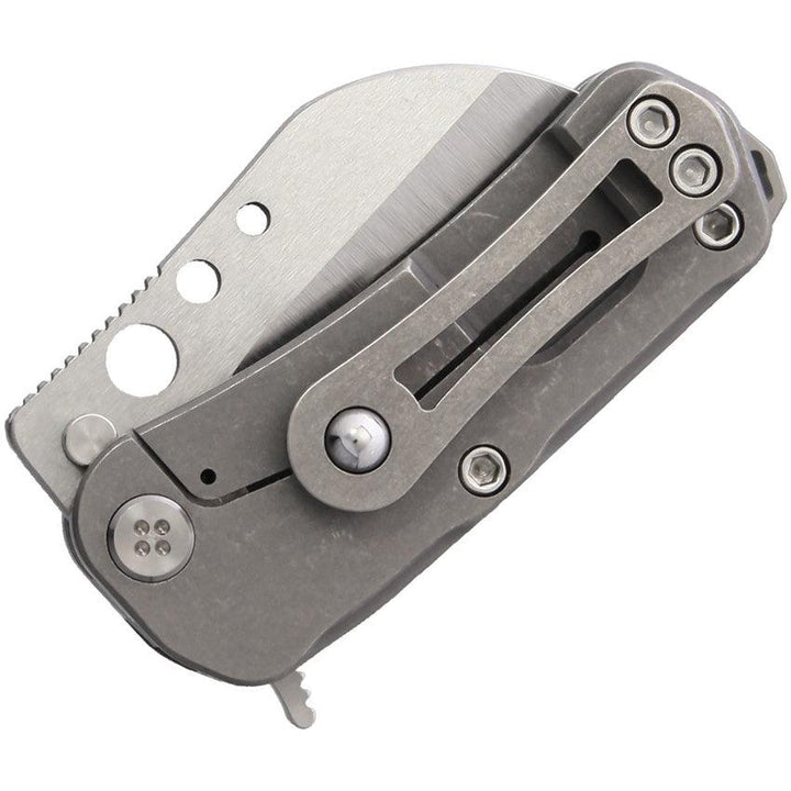 Medford Chunky Monkey Framelock Tumbled Titanium S35VN - Knives.mx