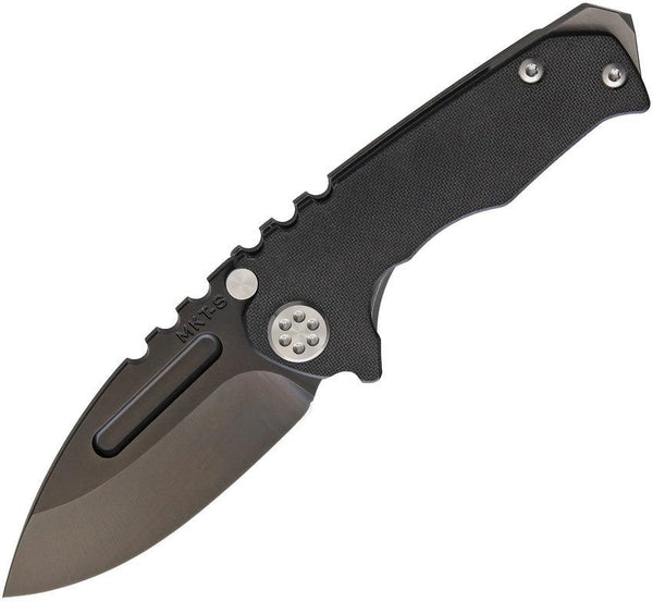 Medford Micro Praetorian G Framelock Black G10 PVD coated S35VN - Knives.mx