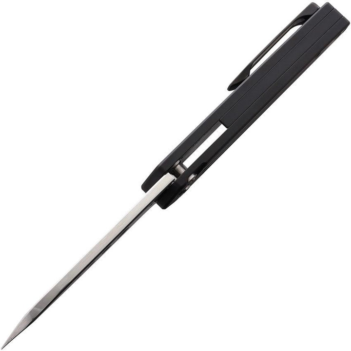 Medford Nosferatu Button Lock Black PVD Coated Titanium Tumbled S35VN - Knives.mx