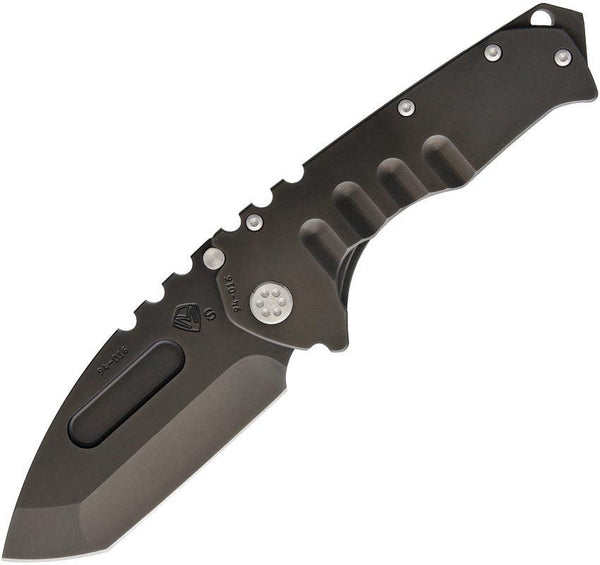 Medford Praetorian Framelock Black PVD Coated Tanto S35VN - Knives.mx