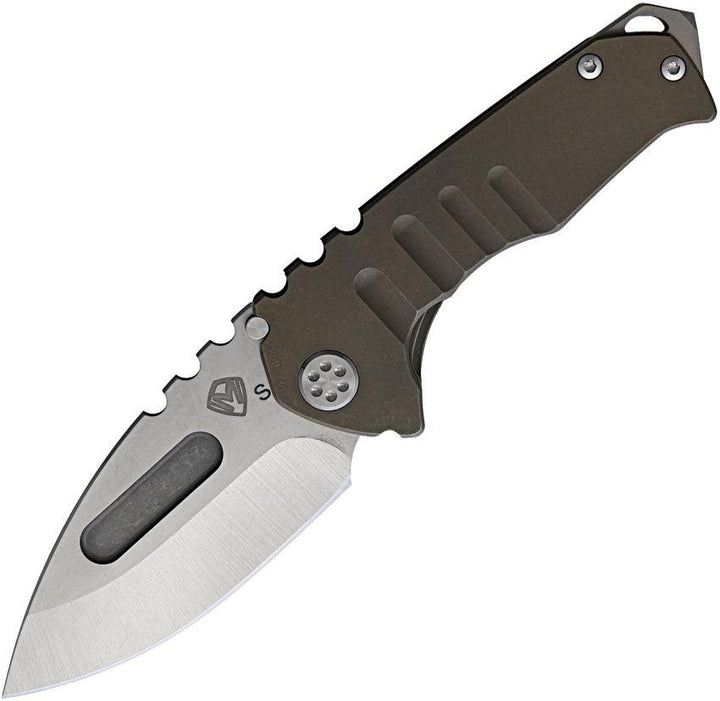 Medford Praetorian Genesis T Bronze Anodized Titanium S35VN - Knives.mx