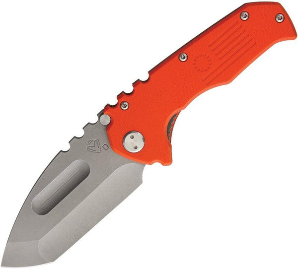 Medford Praetorian Linerlock Orange G10 Tanto D2 - Knives.mx