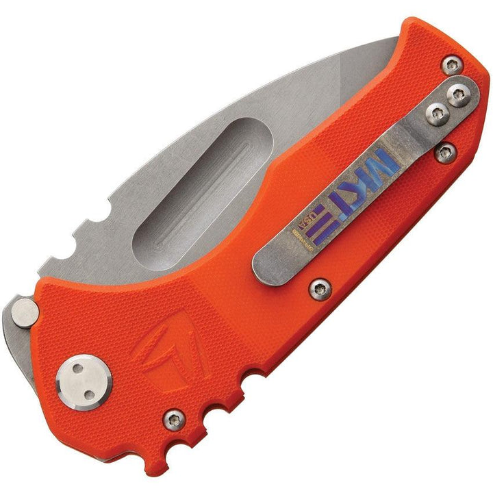 Medford Praetorian Linerlock Orange G10 Tanto D2 - Knives.mx