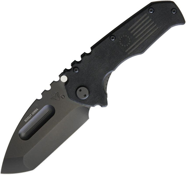 Medford Praetorian Scout Linerlock Black G10 PVD Coated D2 - Knives.mx