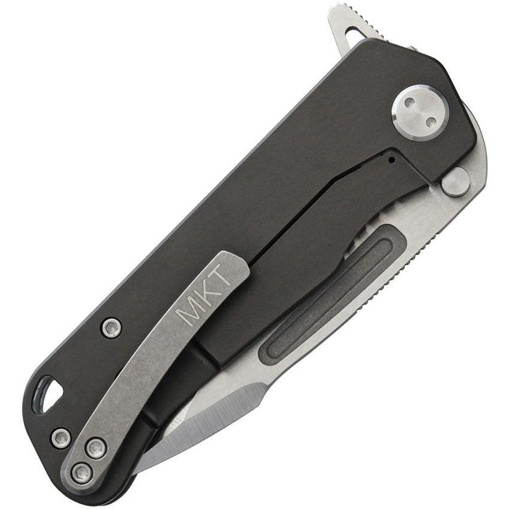 Medford Proxima Framelock Black Anodized Titanium Tumbled S35VN - Knives.mx