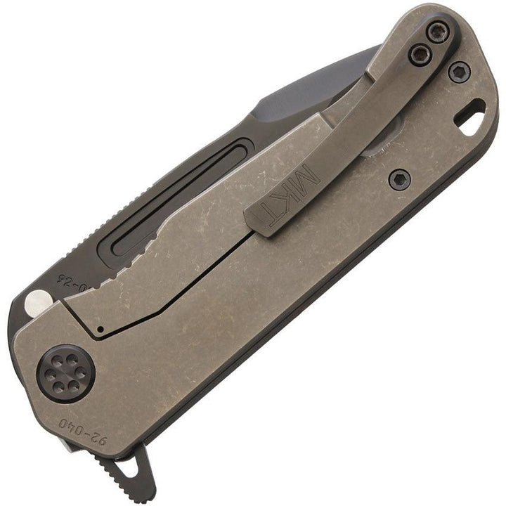 Medford Proxima Framelock Bronze Anodized Titanium Black PVD S35VN - Knives.mx