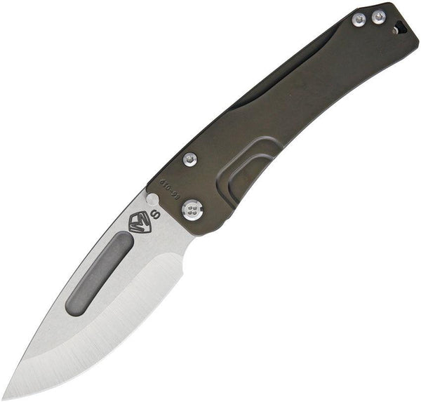 Medford Slim Midi Framelock Black PVD Coated Titanium S35VN - Knives.mx