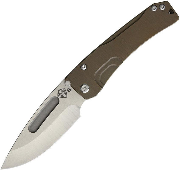 Medford Slim Midi Framelock Bronze Anodized Titanium S35VN - Knives.mx