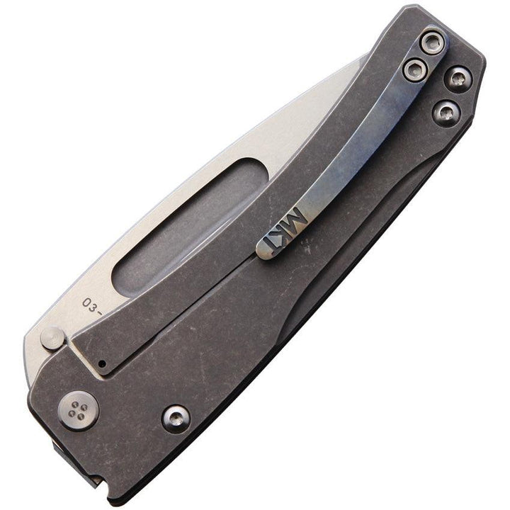 Medford Slim Midi Framelock Tanto Tumbled S35VN - Knives.mx