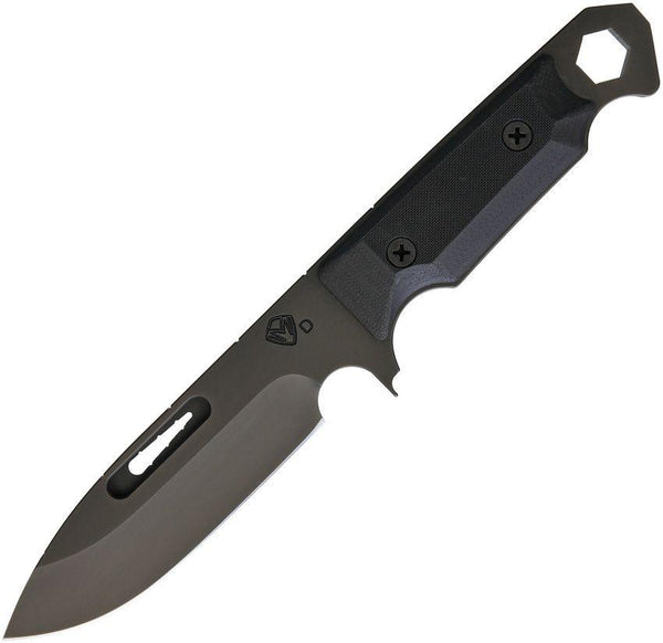 Medford STA Sniper Knife Black G10 Drop Point PVD Coated D2 - Knives.mx