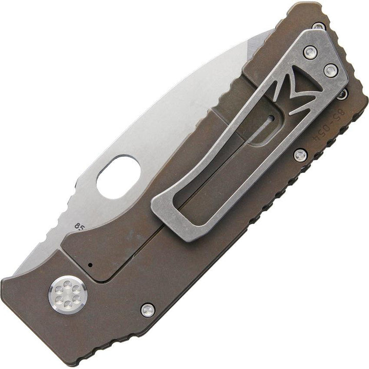 Medford TFF-H Framelock Bronze Anodized Titanium Tumbled S35VN - Knives.mx