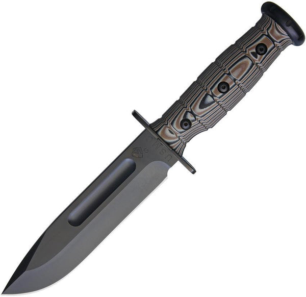 Medford USMC Fighter Black & Brown G10 PVD Coated S35VN - Knives.mx