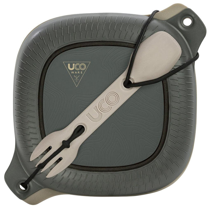 Mess Kit Gray/Tan/ Kit utensilios camping - Knives.mx