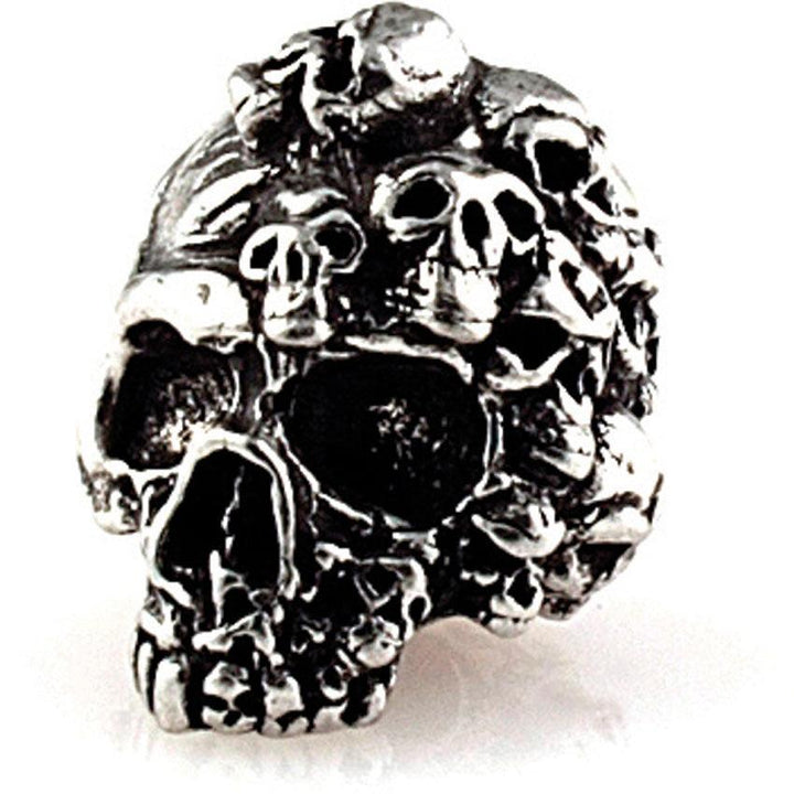 Mind Skull Bead Pewter - Knives.mx