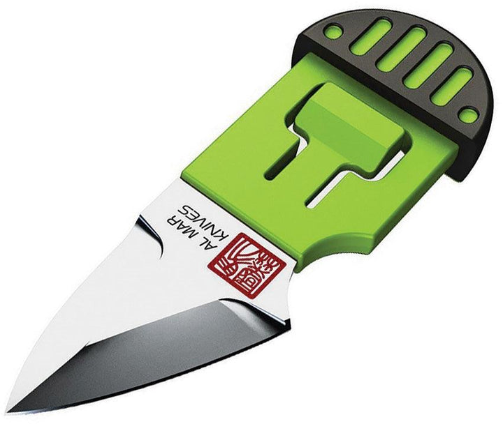 Mini Al Mar Stinger Keyring Knife Green - Knives.mx