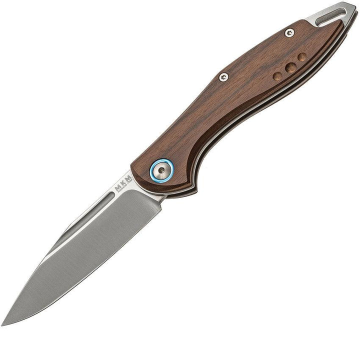 MKM-Maniago Knife Makers Fara Slip Joint Mercury Santos Wood Satin Bohler M390 - Knives.mx