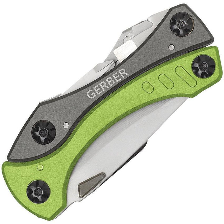 Multi-herramienta Gerber Crucial Multi-Pliers Black and Green - Knives.mx